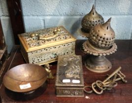 Collection of metal ware