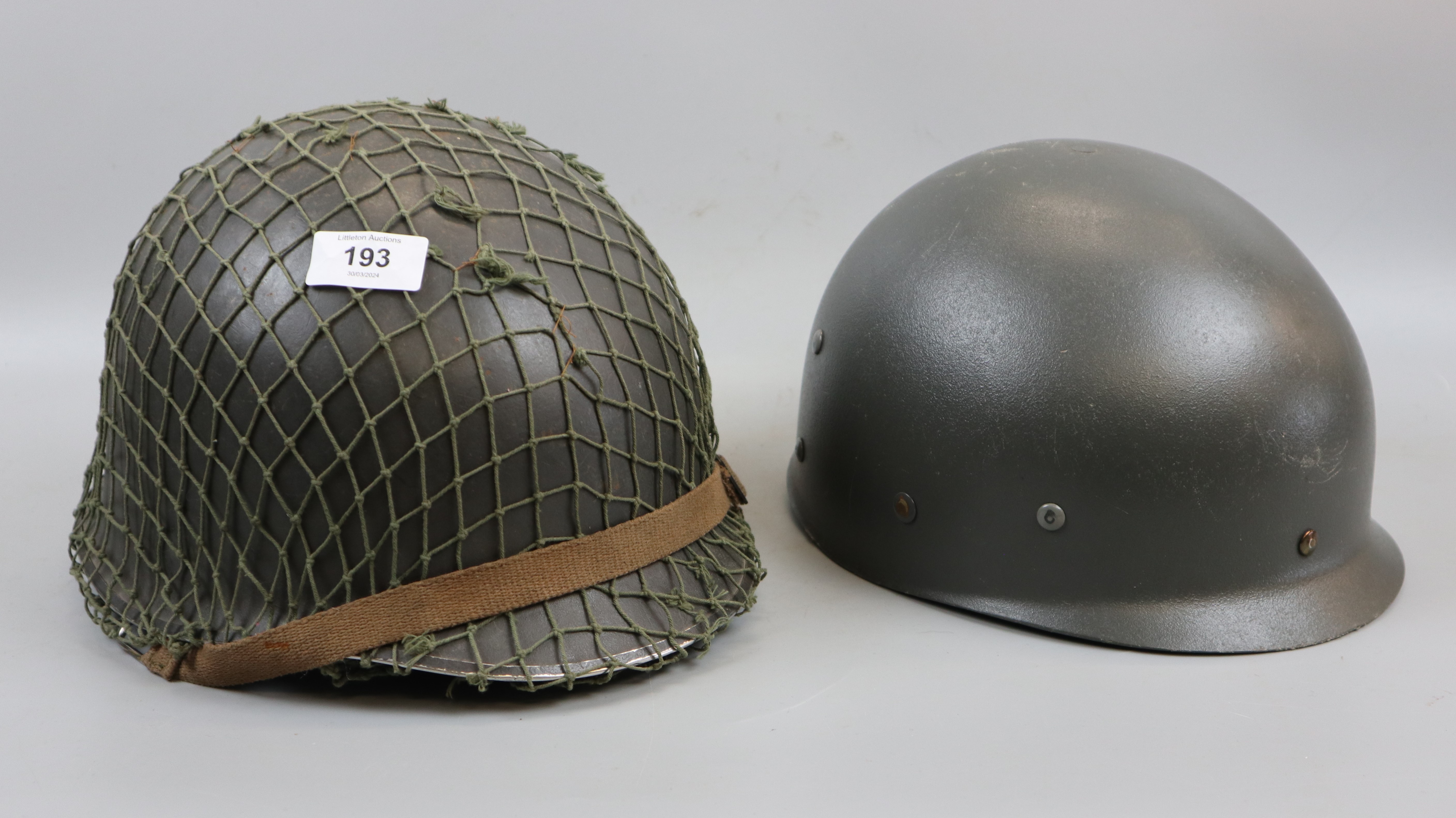 American military helmet - Image 2 of 4