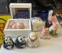 Collection of Wade money boxes