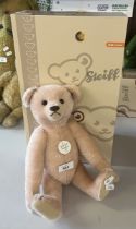 Pink Steiff Teddy Bear 1908 replica