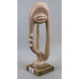 Soapstone contemporary African sculpture - Approx height: 33cm