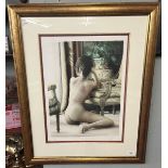 Signed L/E print of a nude by Douglas Hofmann