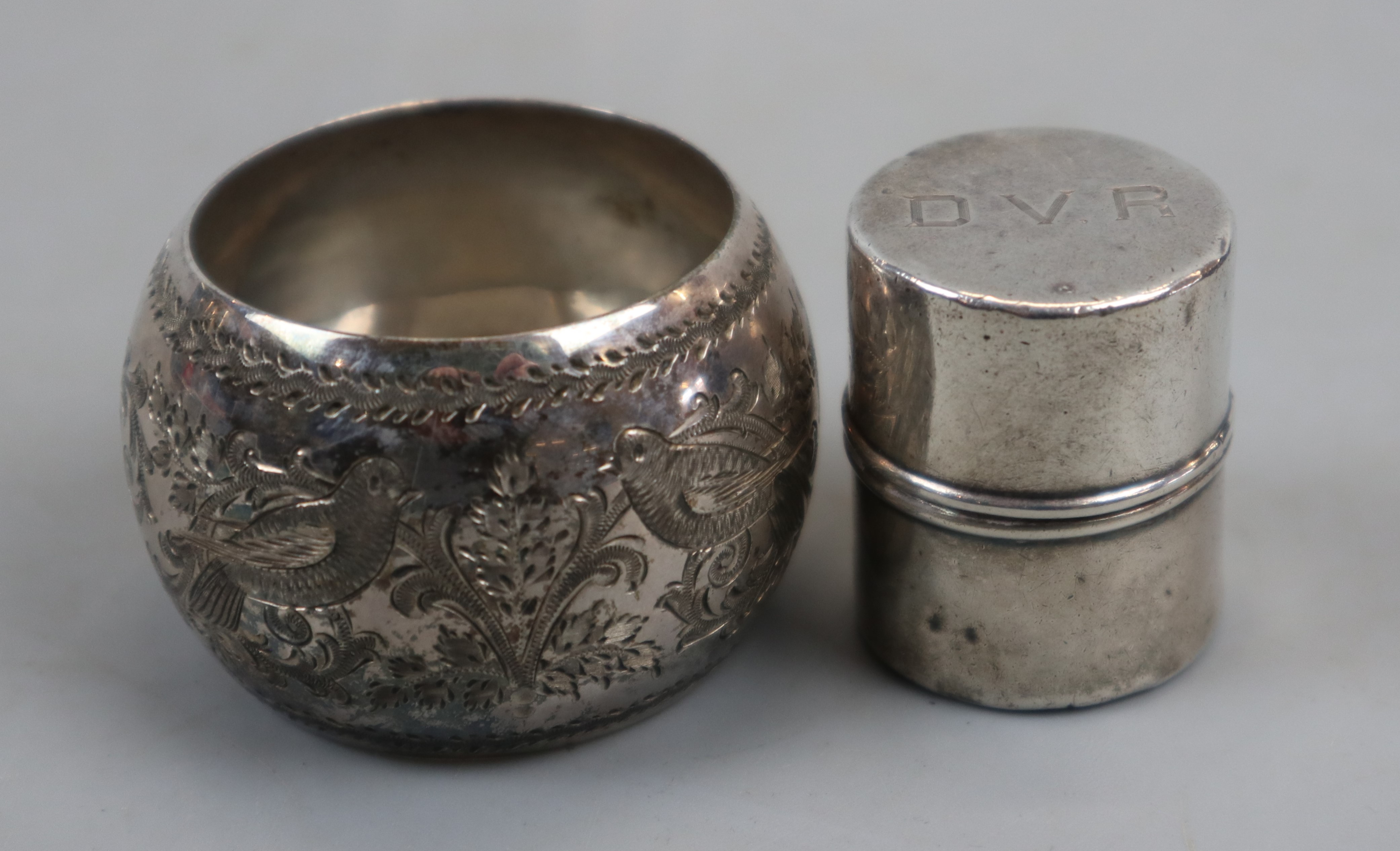 Collection of silver to include napkin ring etc - Approx gross weight: 136g - Image 3 of 4