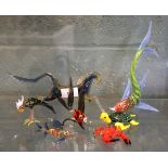 Collection of Venetian glass animals