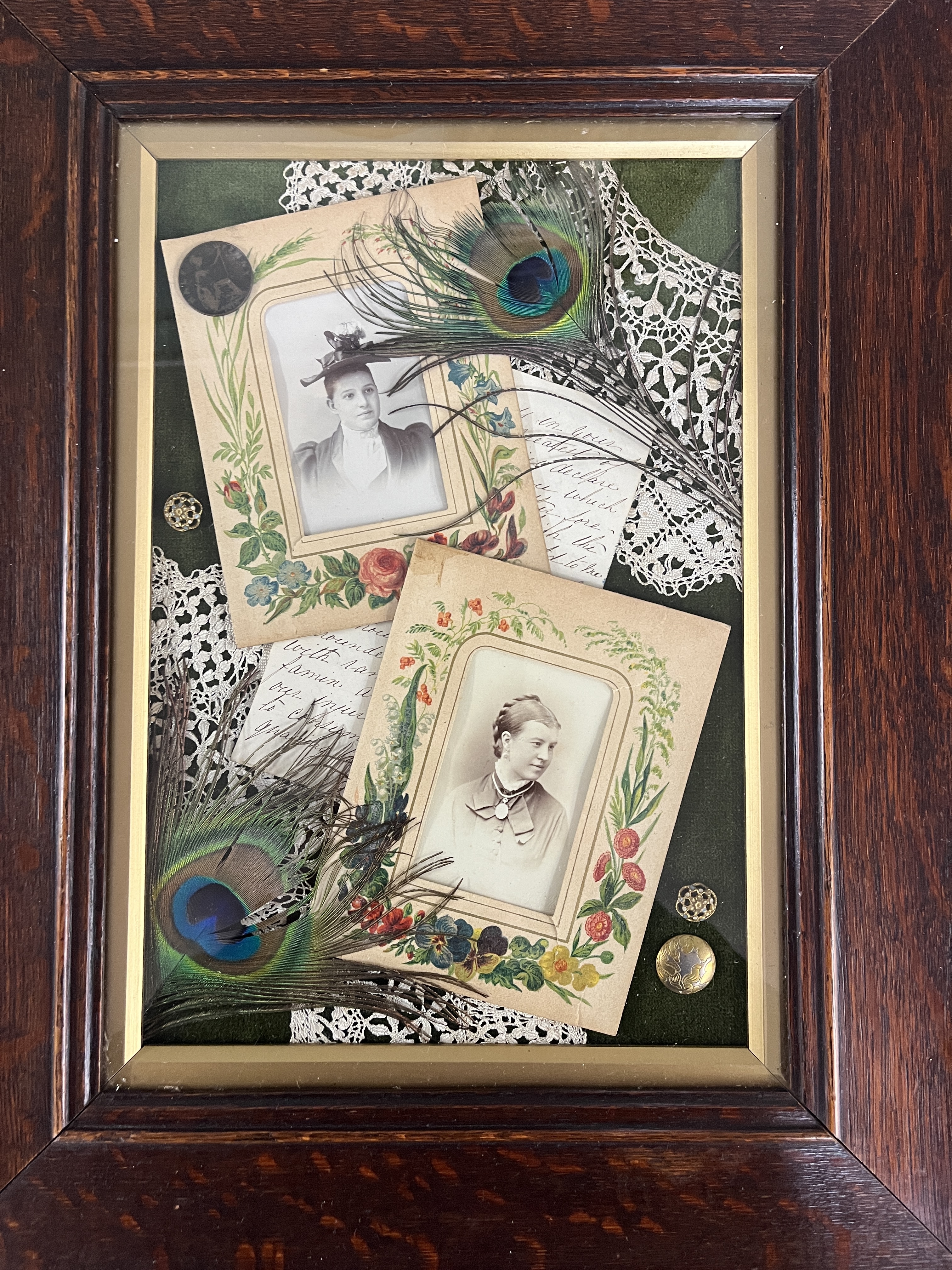 Framed Victorian memorabilia - Image 2 of 3