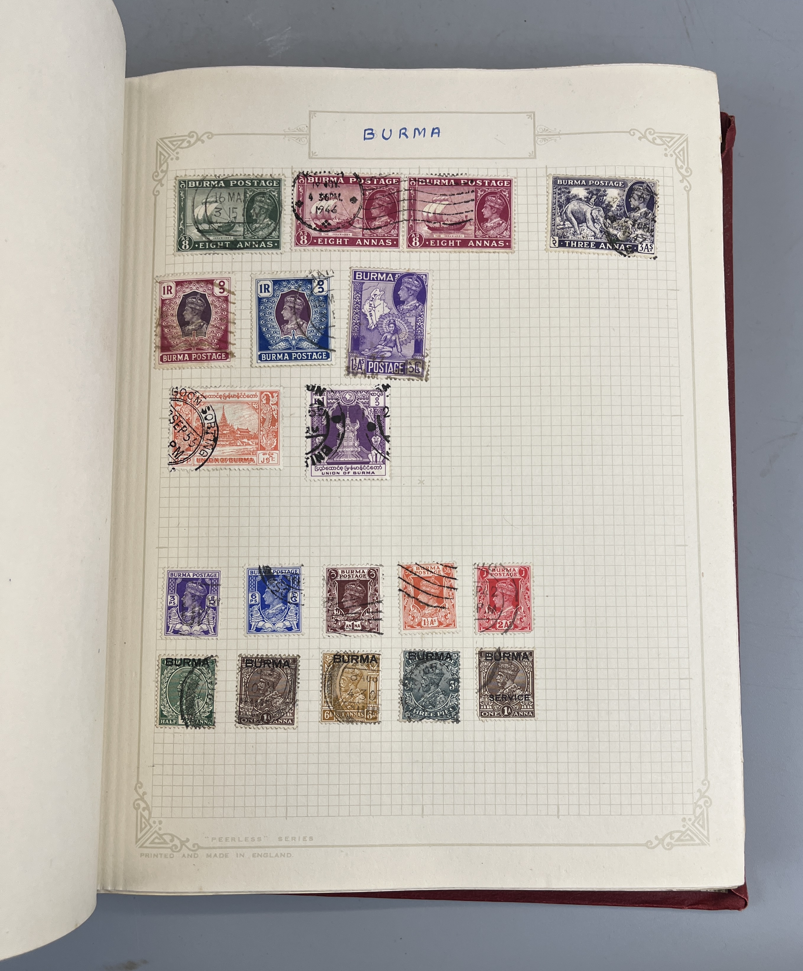 Stamps - 2 well populated stamp albums - Image 11 of 17