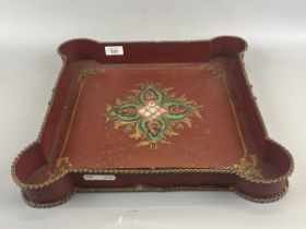 Antique Toleware tray