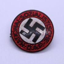 German enamel NSDAP members party badge