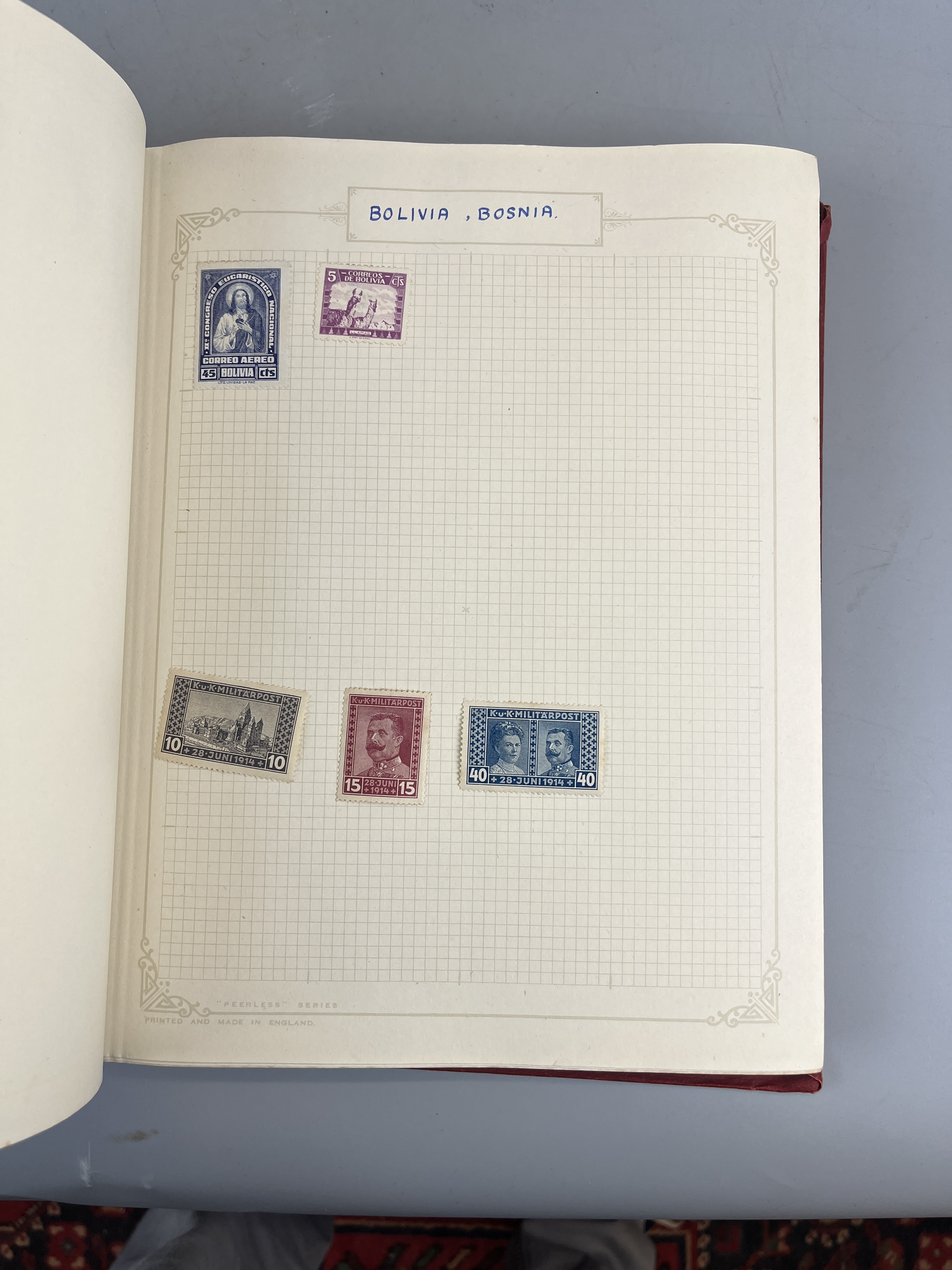 Stamps - 2 well populated stamp albums - Image 10 of 17