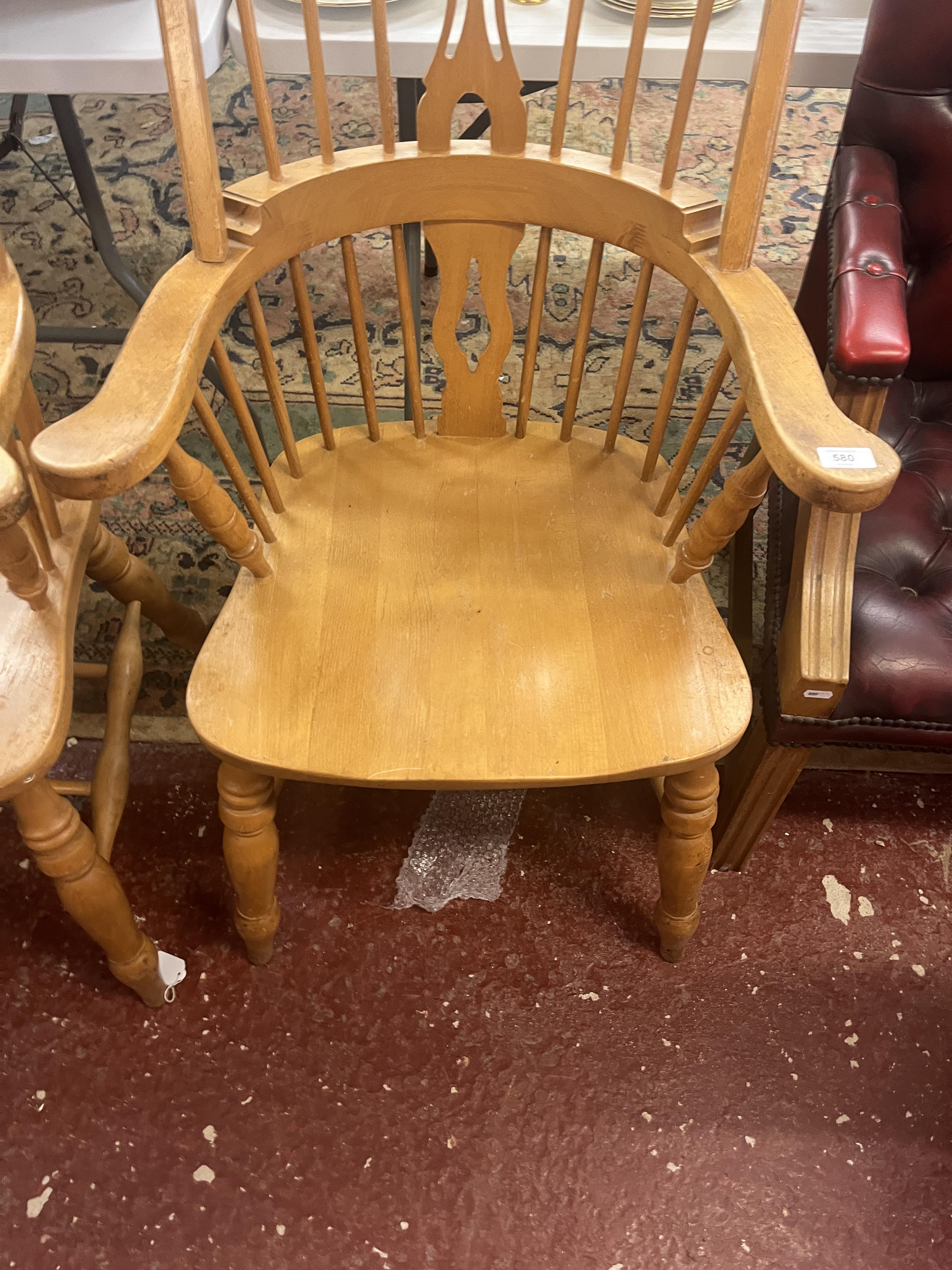 Pair of Windsor armchairs - Image 3 of 4