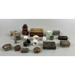 Collectables to include trinket boxes and perfume bottles