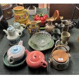 Large collection of ceramics to include Poole