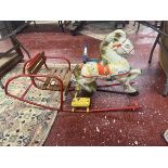 Vintage childs rocking horse