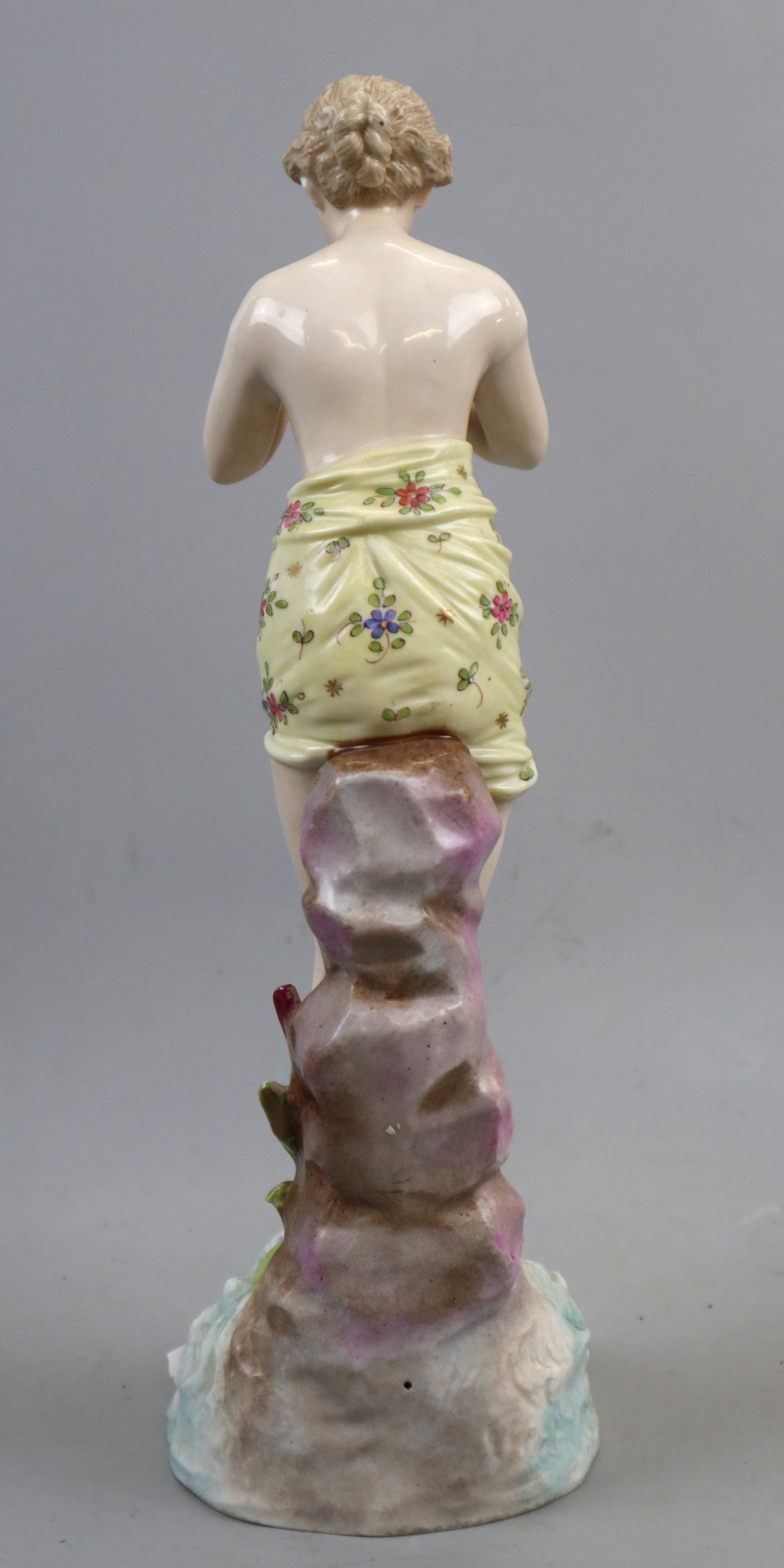 Antique porcelain figure of a maiden A/F - Approx height: 34cm - Image 2 of 4