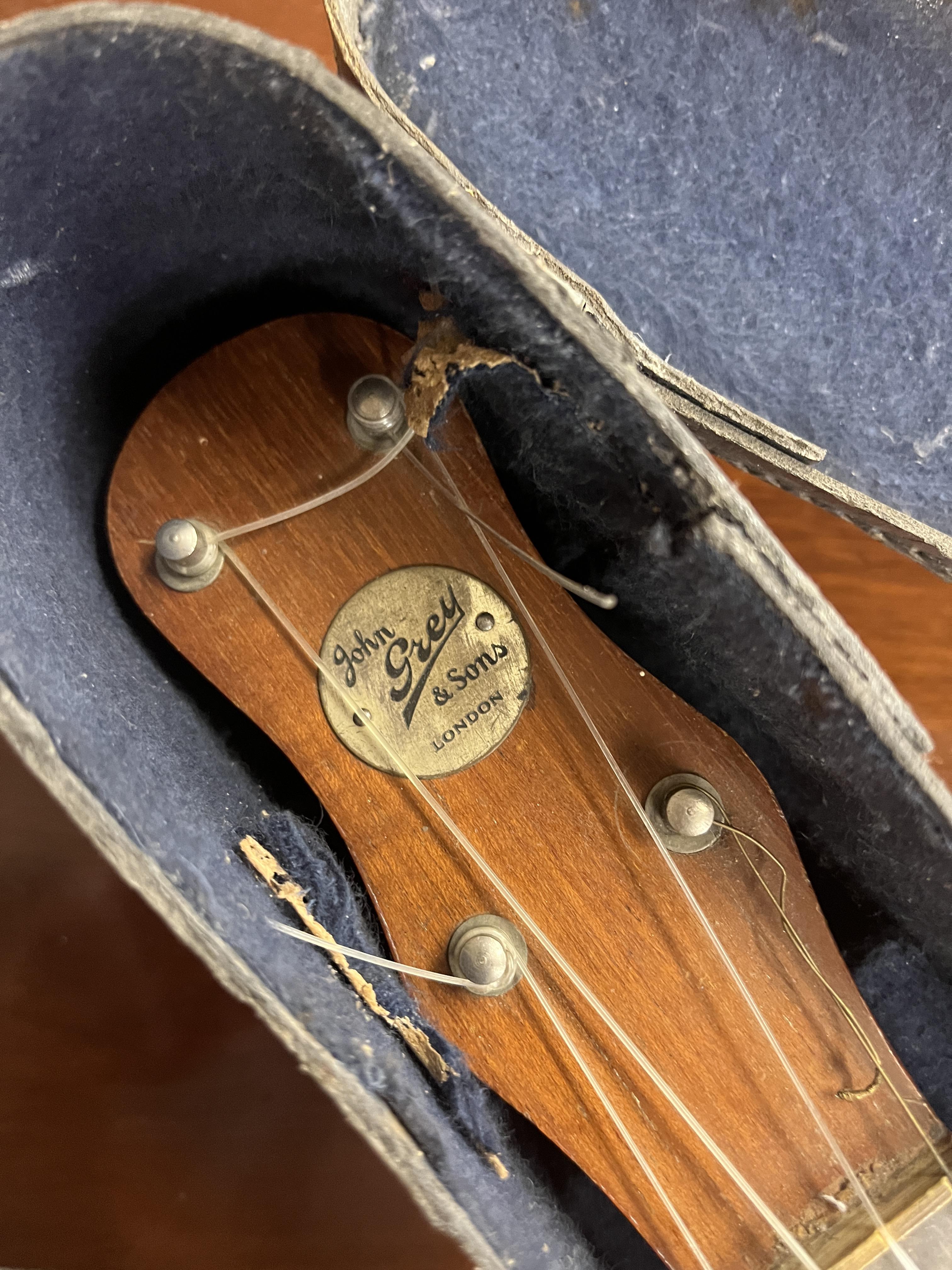 Banjo in case by John Grey and Sons of London - Image 3 of 5