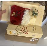 Steiff Teddy Bear with Christmas stocking 2004