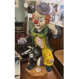 Large clown figure - Approx height: 58cm