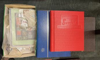 3 well populated stamp albums together with some loose