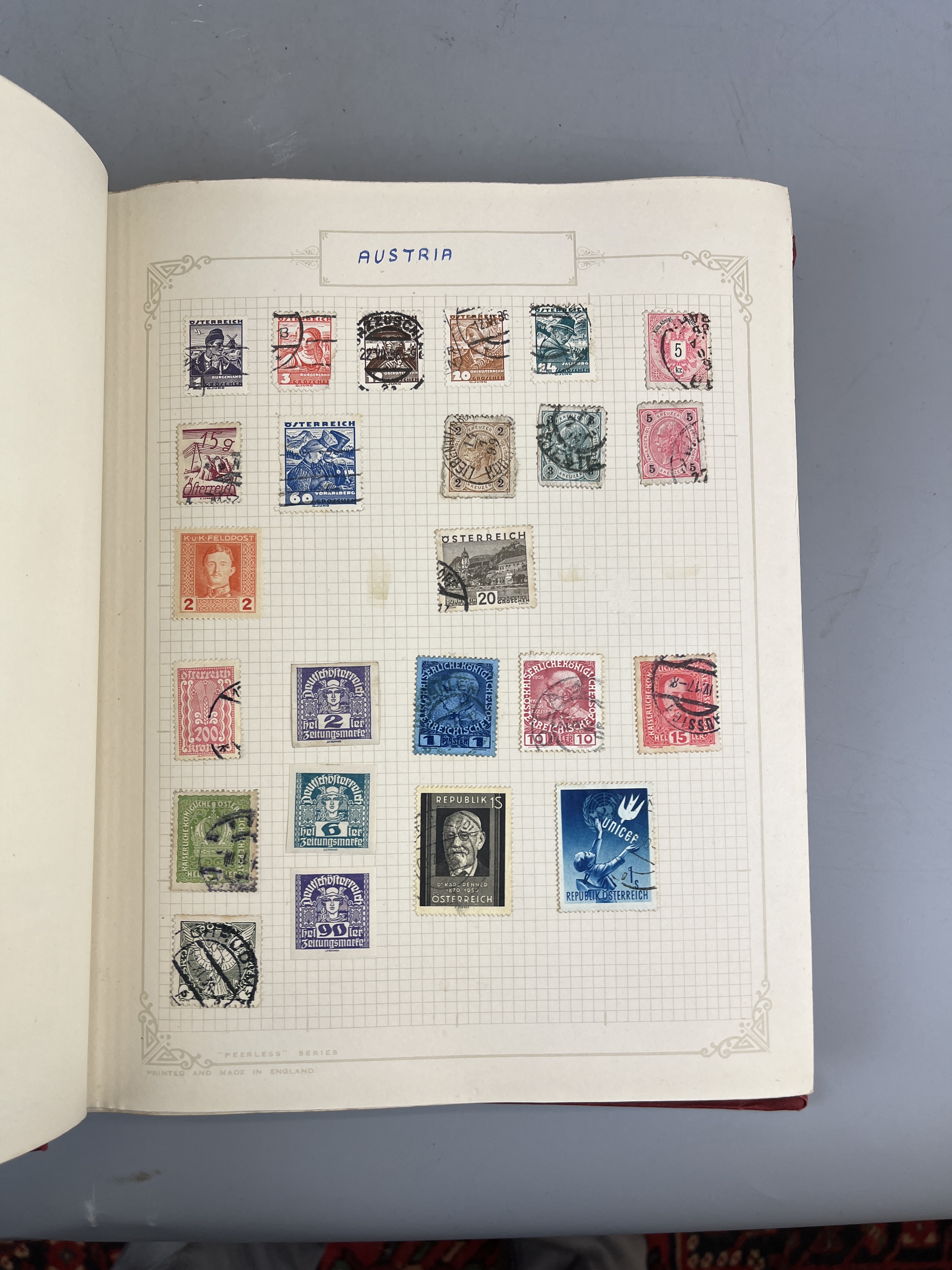 Stamps - 2 well populated stamp albums - Image 9 of 17