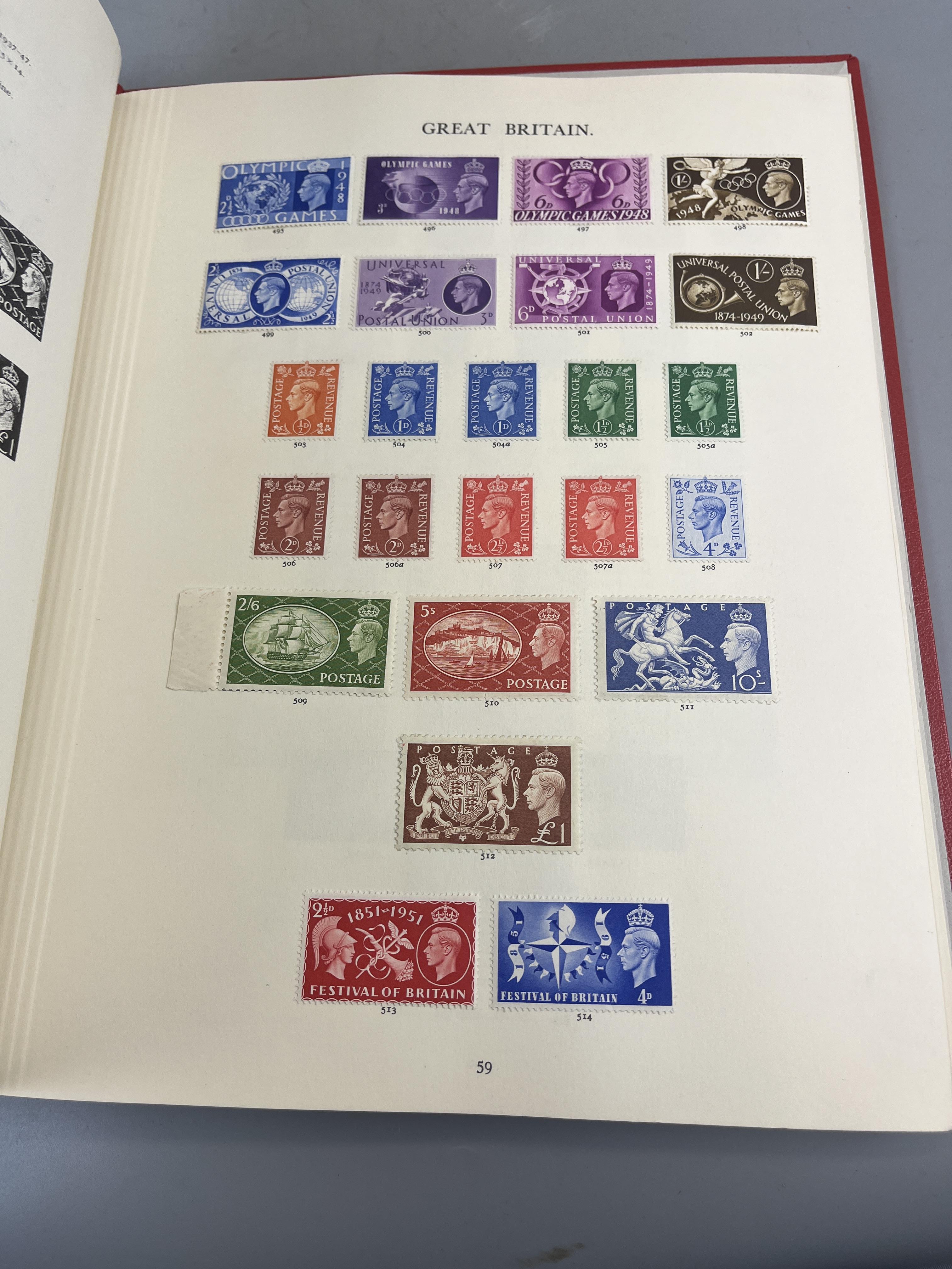 Stamps - Great Britain KG6-QE2 in Windsor album noted wedding and festivals £1s - Image 2 of 9