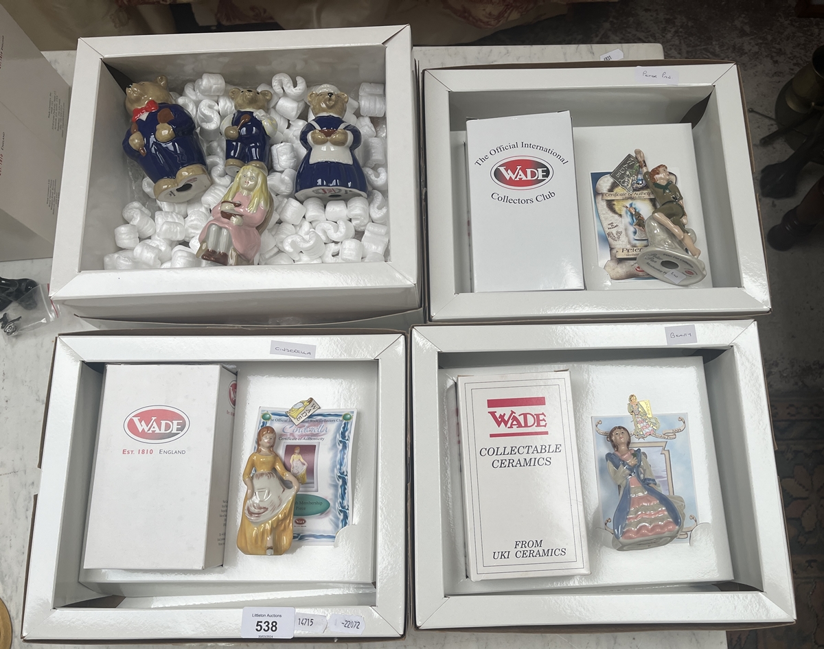 Wade The Collectors Club - Cinderella, Peter Pan, Beauty, Goldilocks & the 3 bears