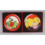 Bradbury Exchange collectors plates by Wedgwood to celebrate the centenary of Clarice Cliff - Etna