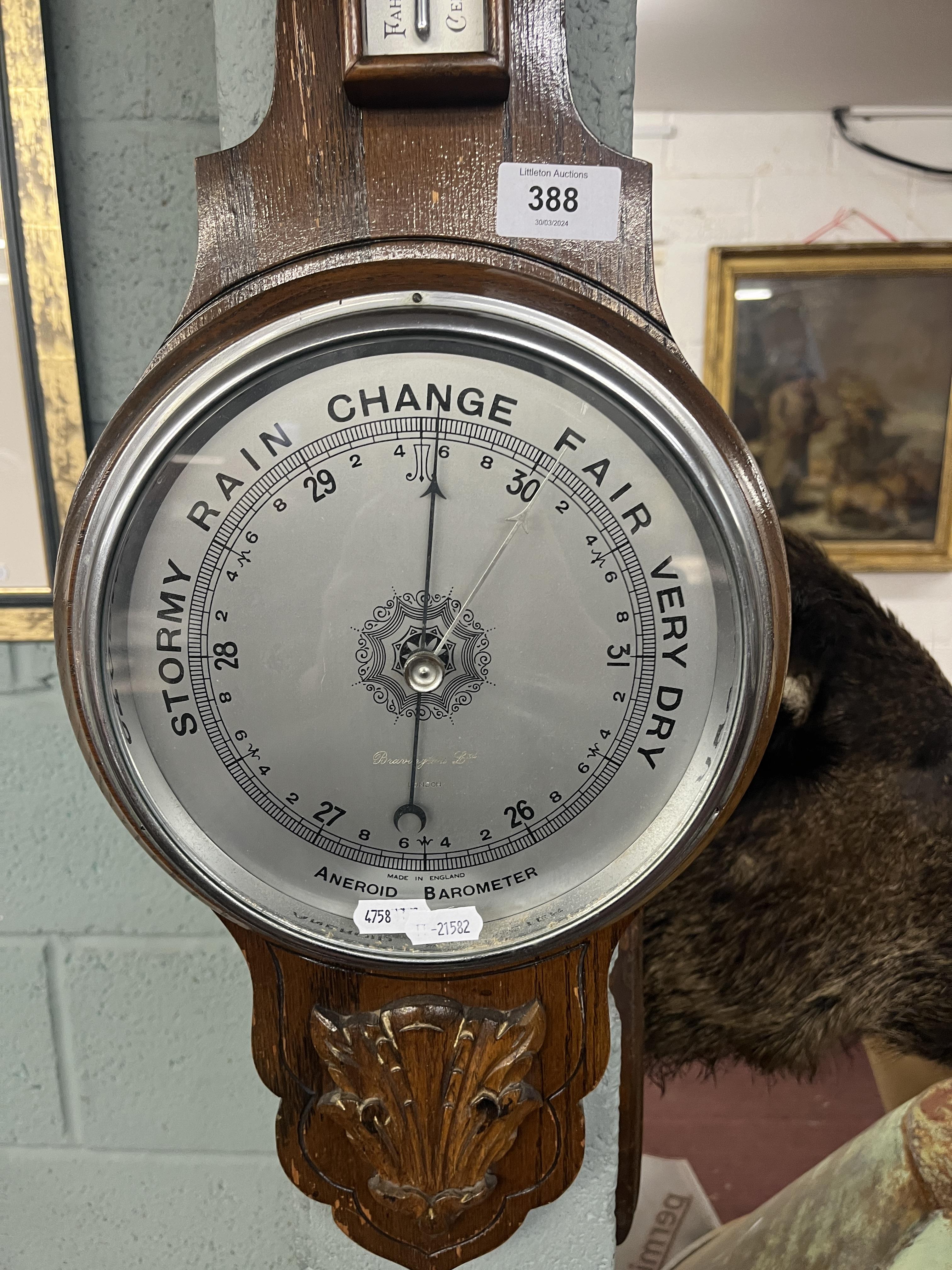 Aneroid barometer - Image 2 of 3