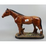 Large ceramic horse - Approx height: 35cm