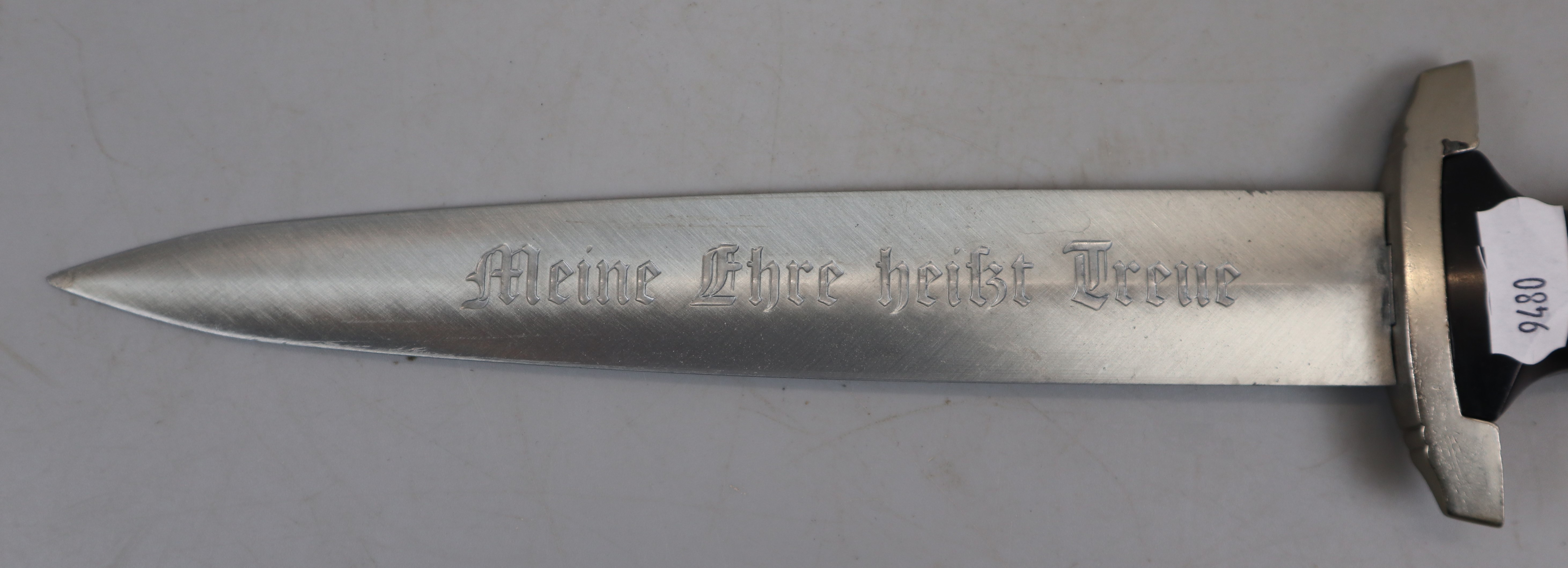 Reproduction German dagger in sheath - Image 2 of 4