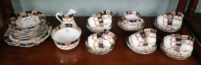 Victorian tea set stamped Mona