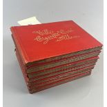 7 well populated Wills cigarette albums