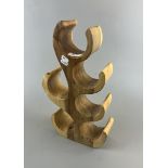 Mango wood wine rack