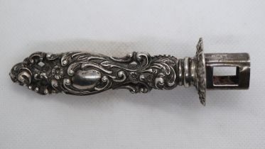 Hallmarked silver handle