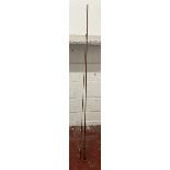 Antique split cane fishing rod