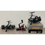 Collection of fishing reels