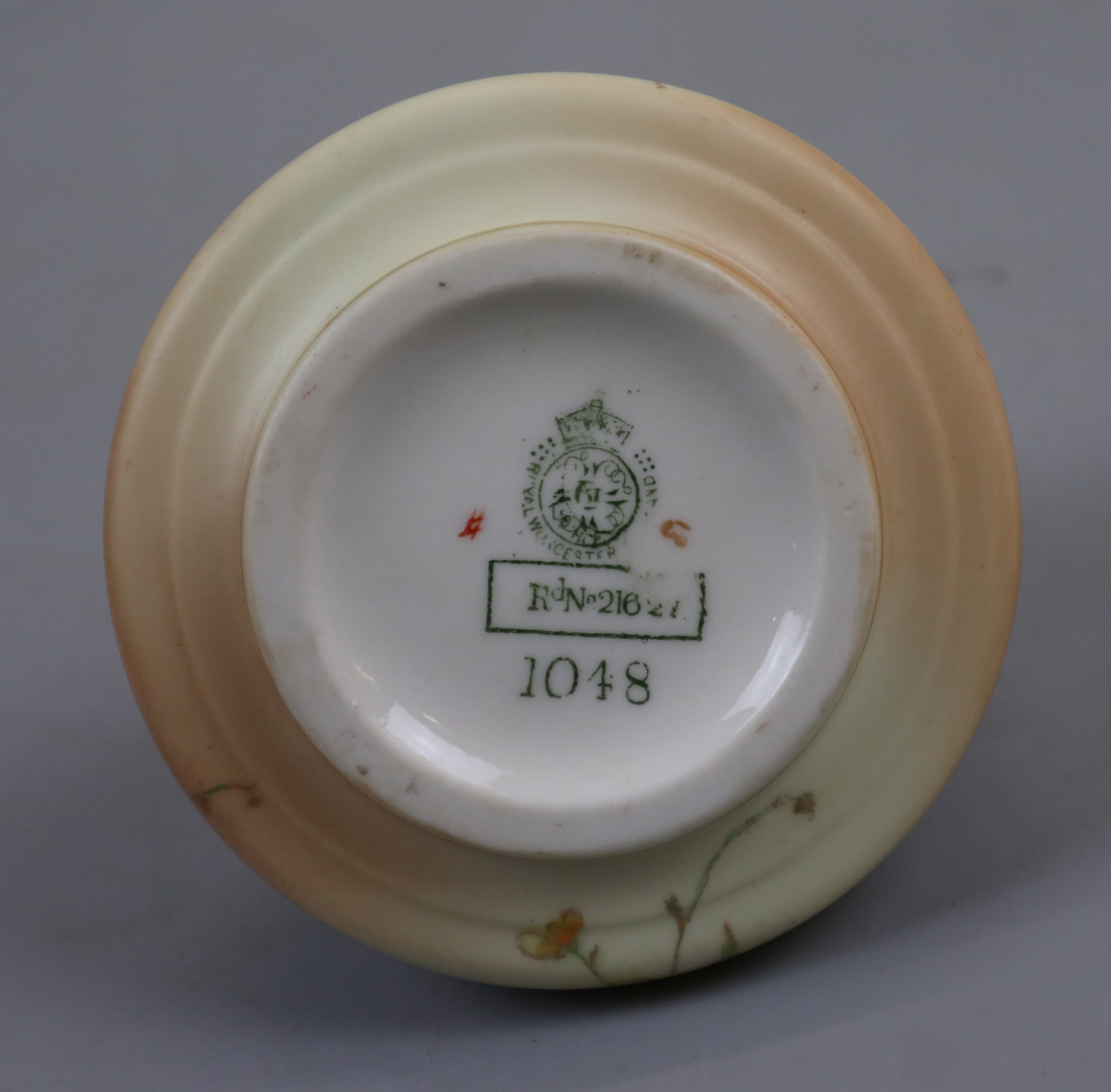 Collection of early Royal Worcester Blush Ivory - Image 4 of 4