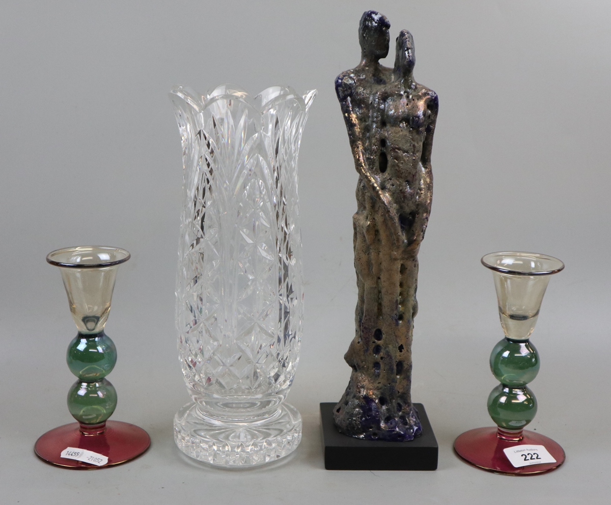 Collectibles to include a Waterford crystal vase