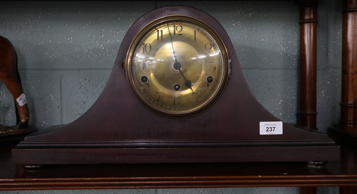 Mantle clock by Conrad Felsing, Berlin with Westminster chime