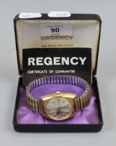 Regency fully jewelled lever watch in original box