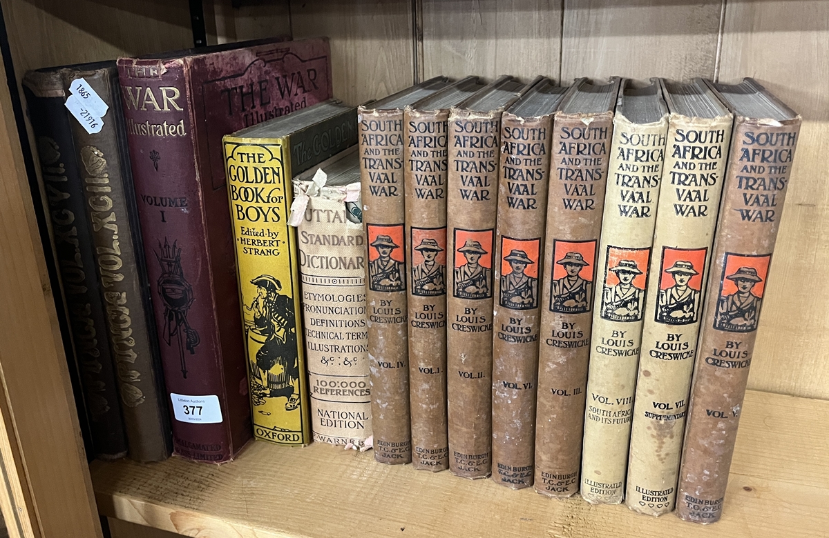 Collection of antique books to include South Africa & the Transvaal war