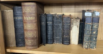 Collection of antique bibles