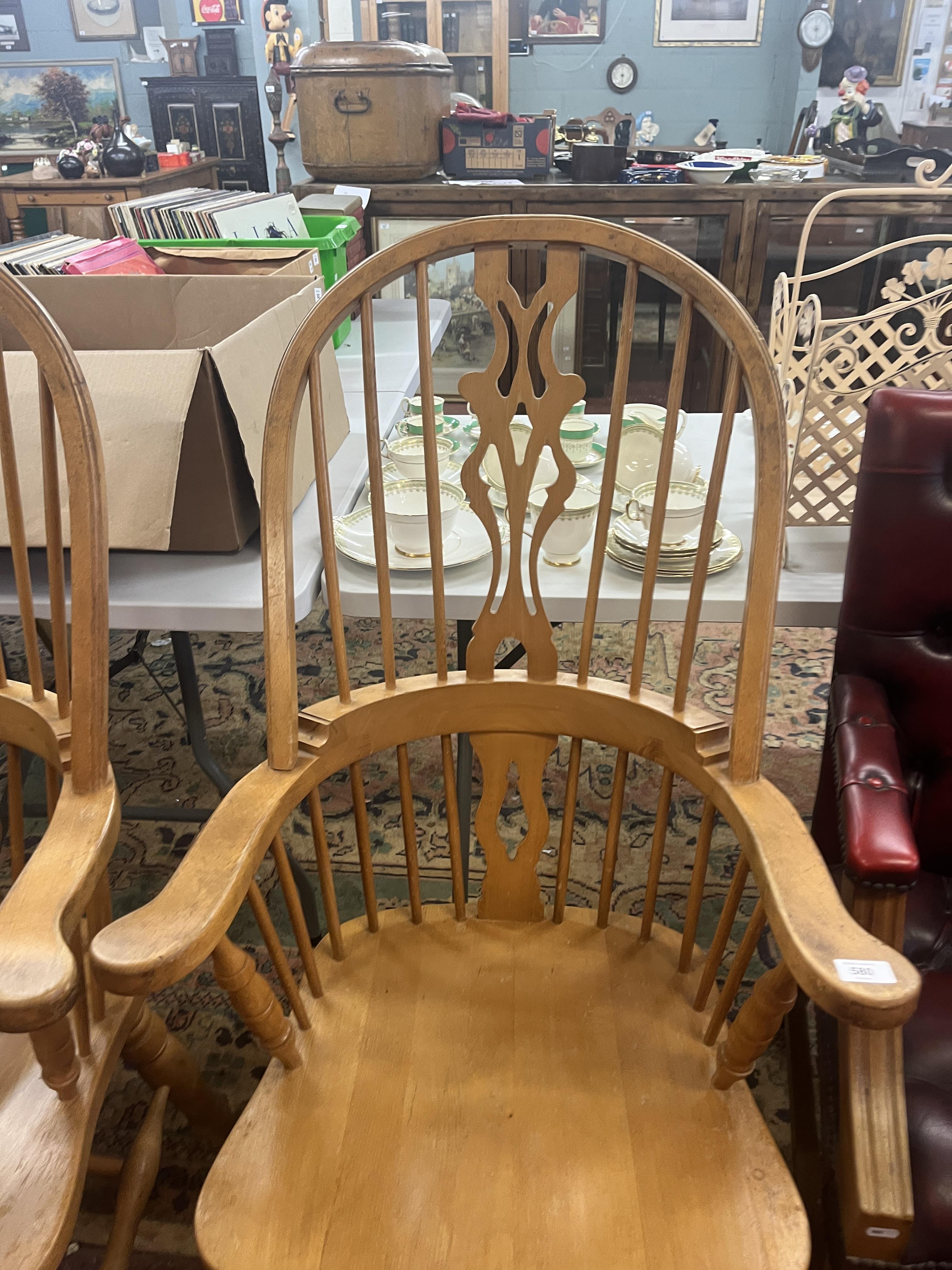 Pair of Windsor armchairs - Image 2 of 4