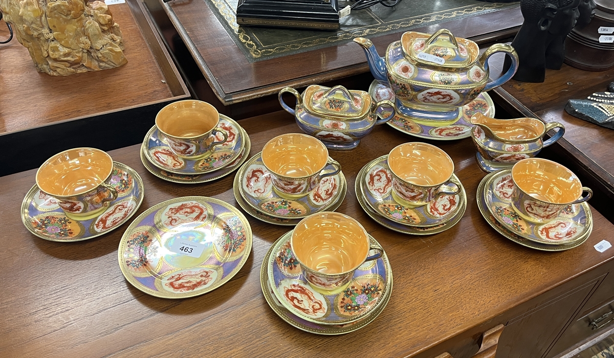 Antique Japanese tea service