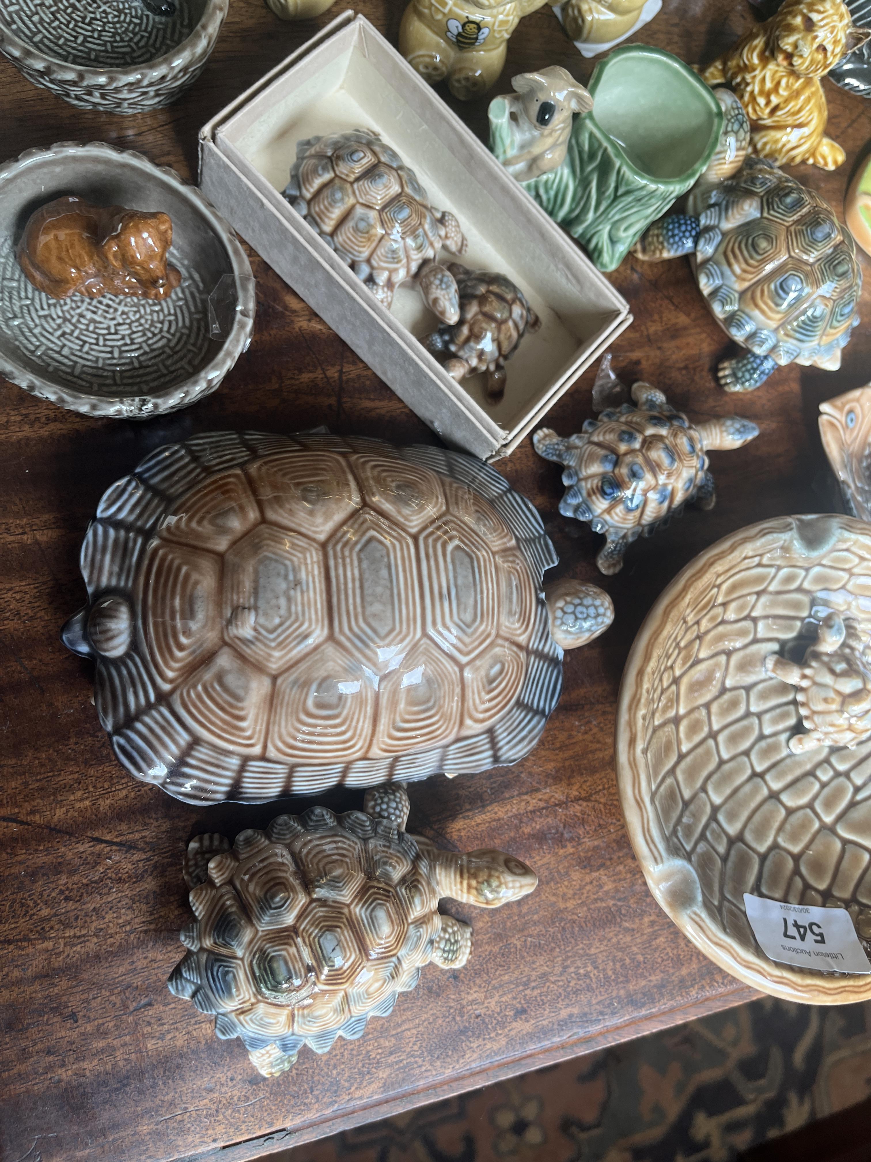 Collection of Wade animals to include tortoise trinket box - Image 2 of 5