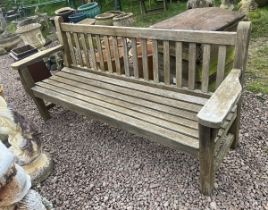 Good wooden garden bench