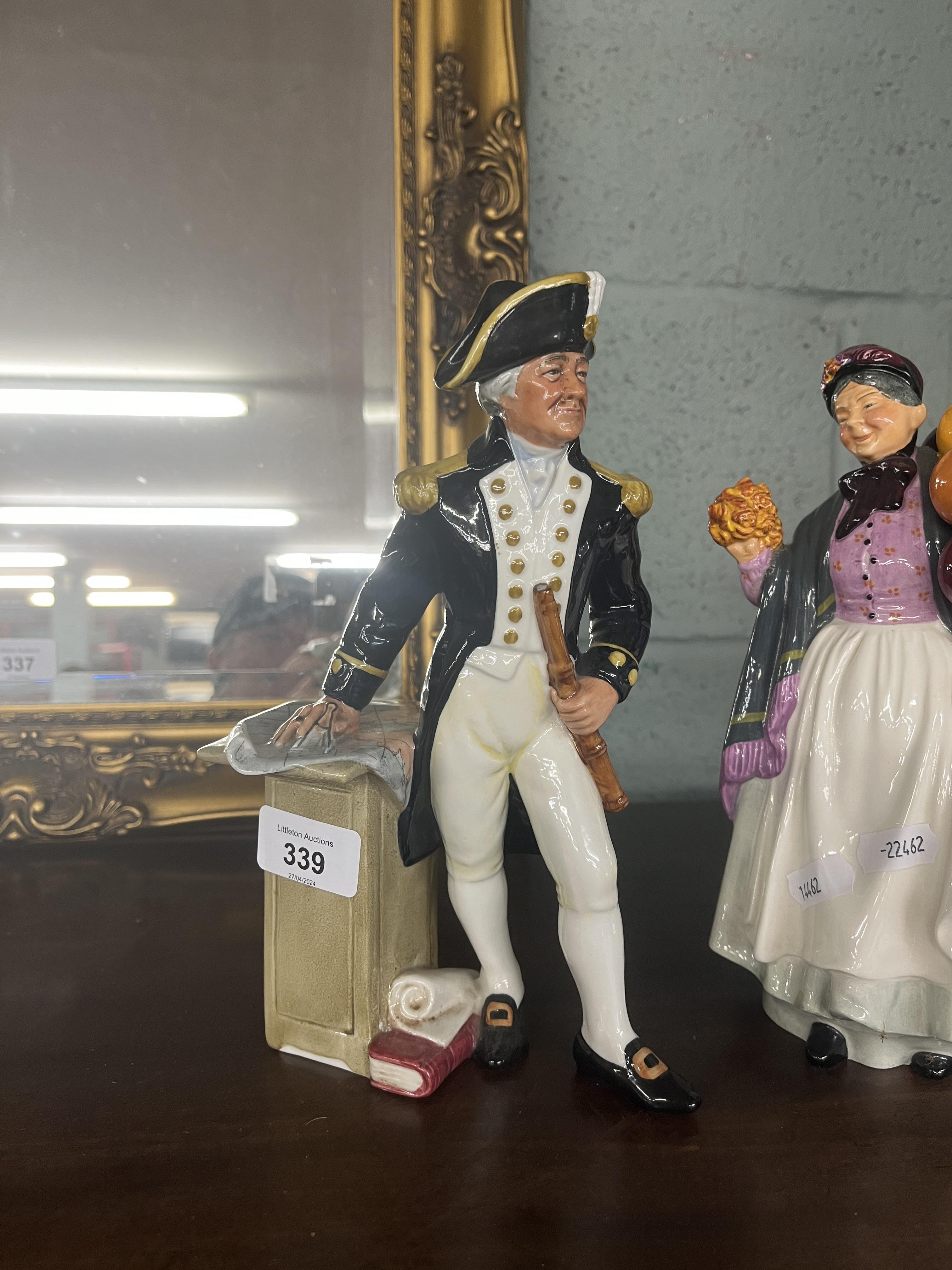 2 Royal Doulton figurines - The Captain & Biddy Penny Farthing - Image 4 of 5