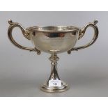 Hallmarked silver trophy - Approx silver weight - 357g