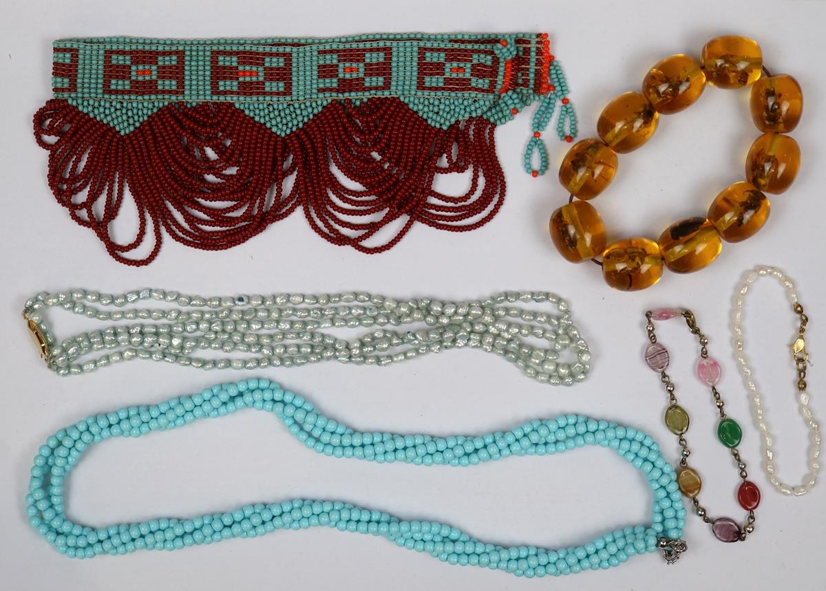 Collection of jewellery to include turquoise