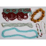 Collection of jewellery to include turquoise