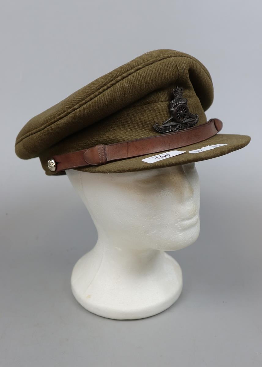 WWI officers army cap - Royal Artillery